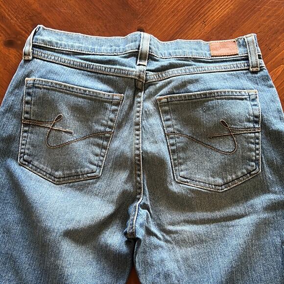 Tommy Jeans Size 7 Long Blue Stretch Denim Bootcut Jeans Westerncore - Picture 3 of 11